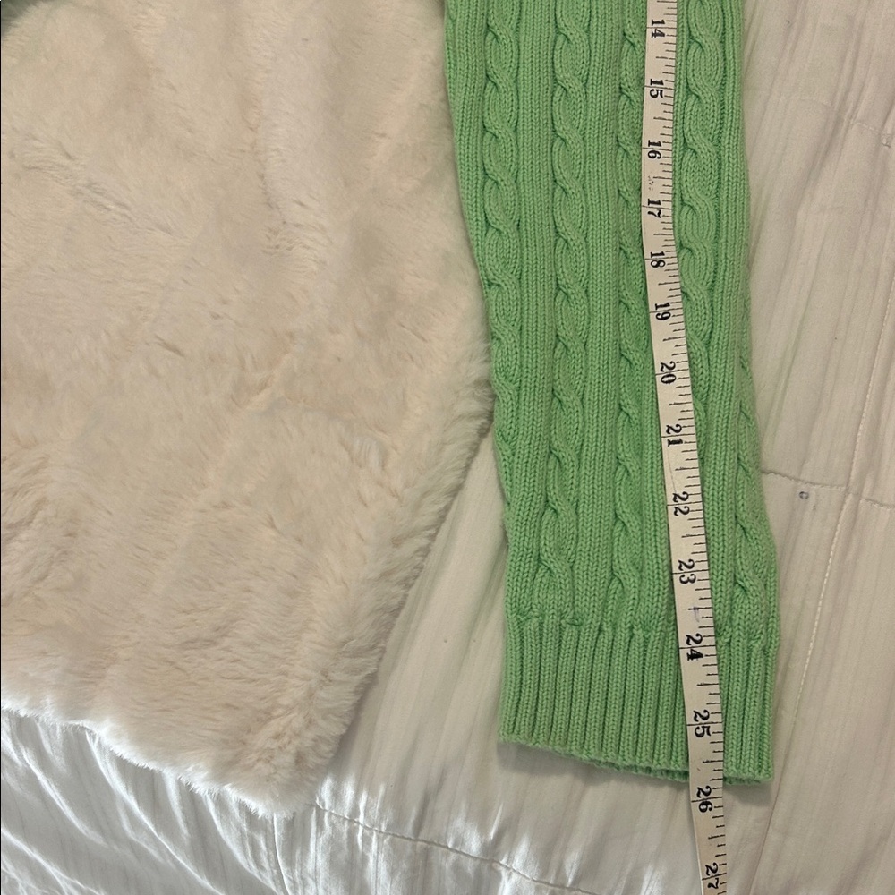 Lauren Ralph Lauren Elevated Everyday Cable Knit Sweater XL Preppy Casual - Picture 8 of 11